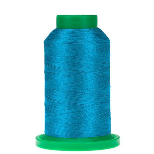 Isacord Caribbean Blue Polyester Embroidery Thread - 2922-4010