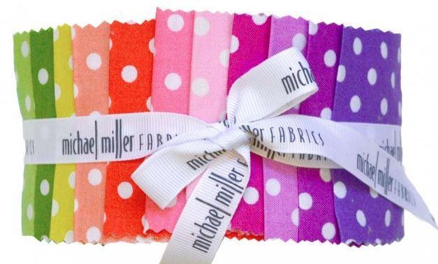 Dumb Dots Rainbow Roll by Michael Miller Fabrics