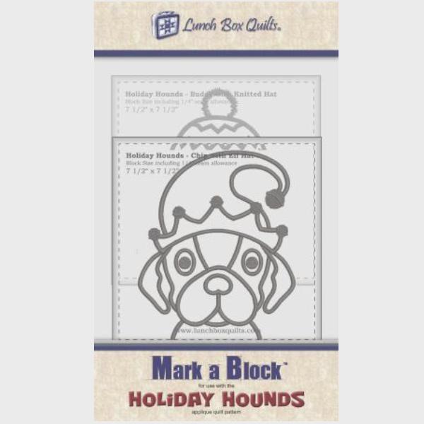 Holiday Hounds Mark A Block From Lunch Box Quilts