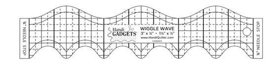 HandiQuilter Wiggle Wave Template