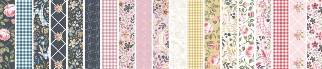 Gingham Farmhouse 2.5" Strip Roll from Poppie Cotton