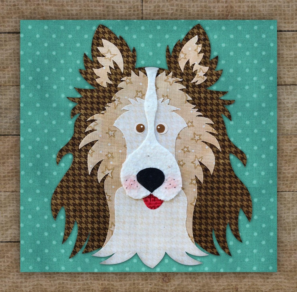 Collie / Sheltie Precut Prefused Applique Kit from The Whole Country Caboodle