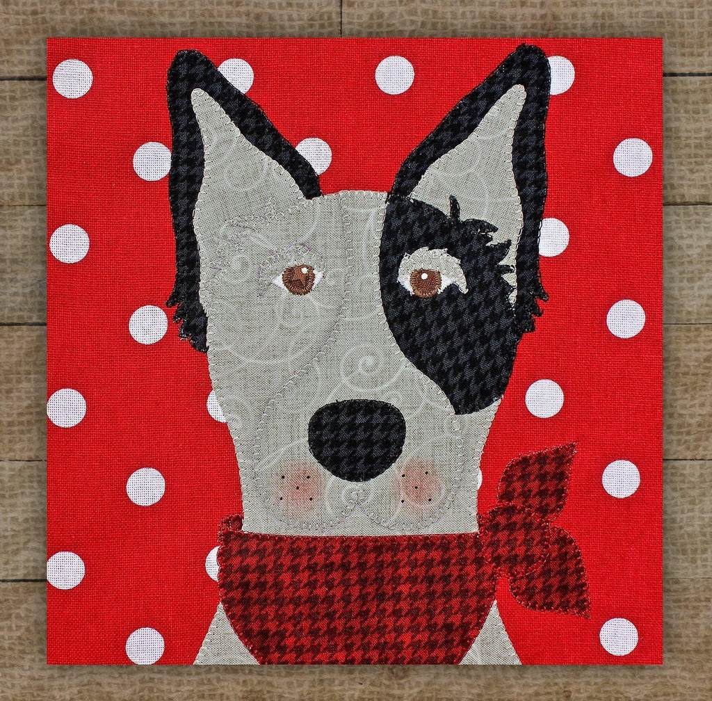 Blue Heeler Precut Prefused Applique Kit from The Whole Country Caboodle