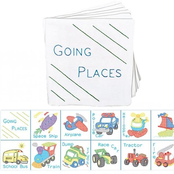 Going Places Cloth Nursery Book from Jack Dempsey Inc