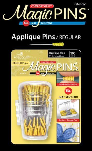 Magic Pins Applique Pins 1 Inch, 100 Pins