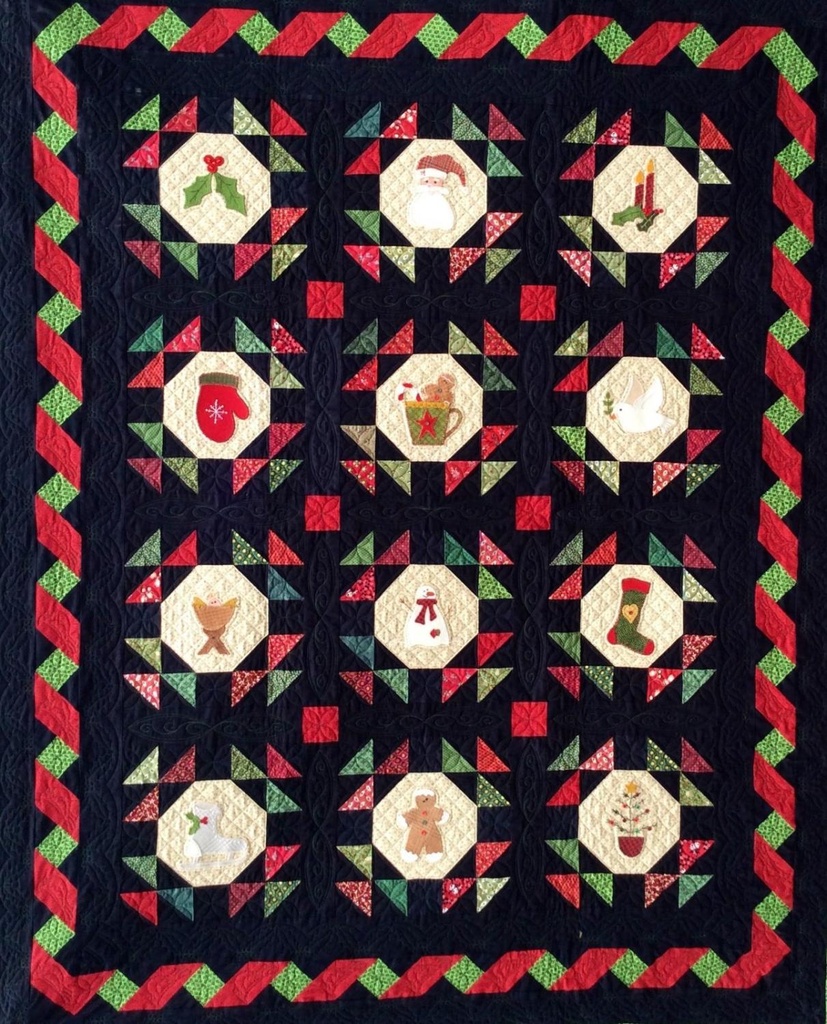 Cozy Christmas In Wool Quilt Kit