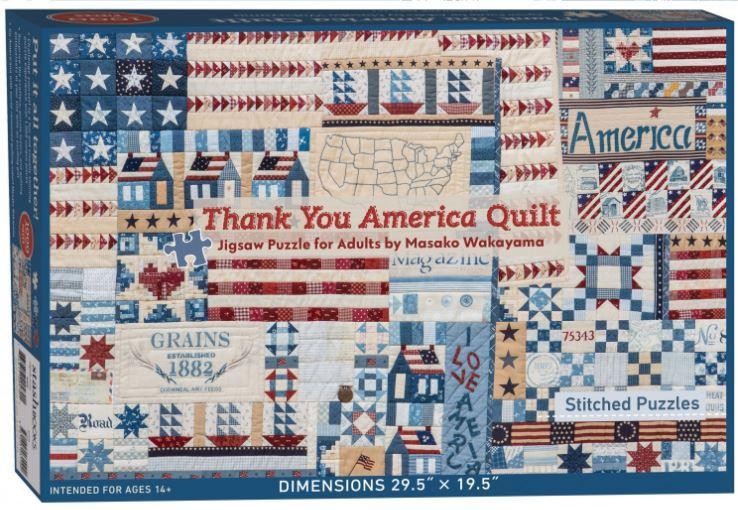 Thank You America Quilt Jigsaw Puzzle