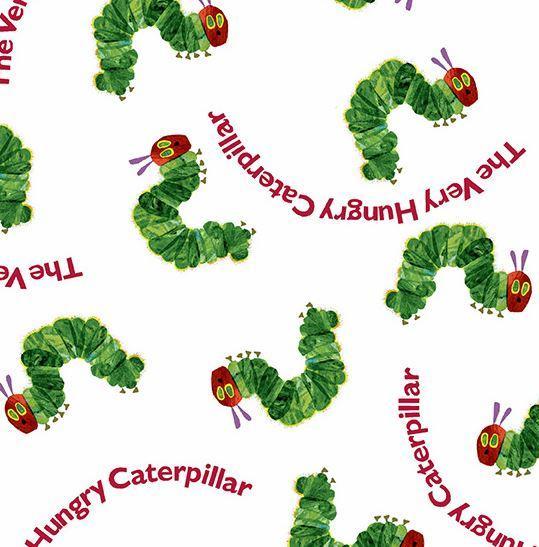 Very Hungry Caterpillar Green from Andover Fabrics