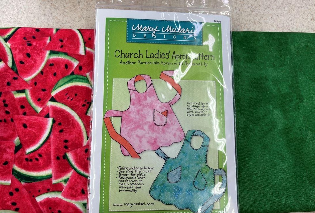 Church Ladies Apron Watermelon