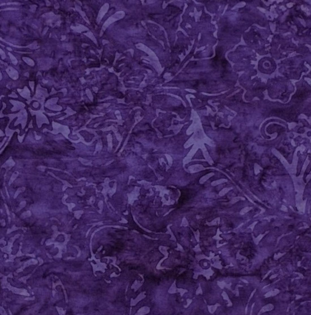 Tonga Batiks Fantasy Grape Floral Vine From Timeless Treasures