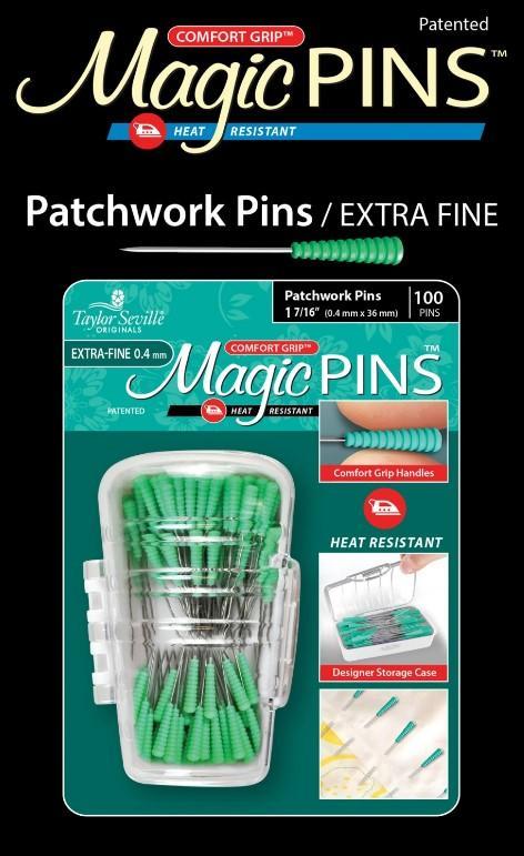 Magic Pins Patchwork Pins Extra Fine 0.4Mm From Taylor Seville