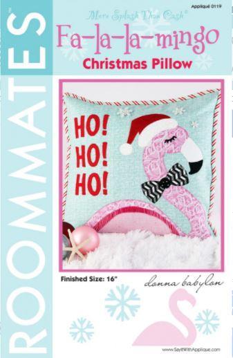 Fa-La-La-Mingo Christmas Pillow Pattern