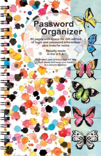 Password Organizer Butterflies from It Takes Two