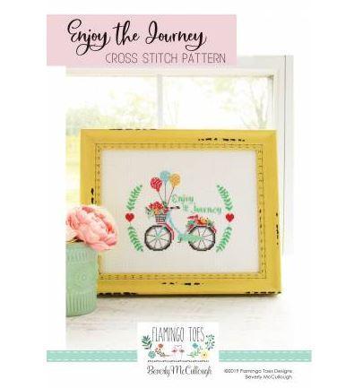 Enjoy The Journey Cross Stitch Pattern From  Flamingo Toes