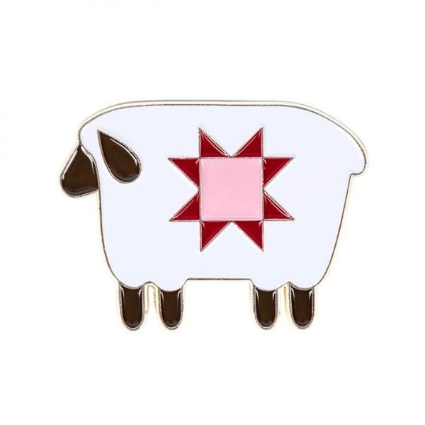 Prim Sheep Enamel Needle Minder By Lori Holt From It'S Sew Emma