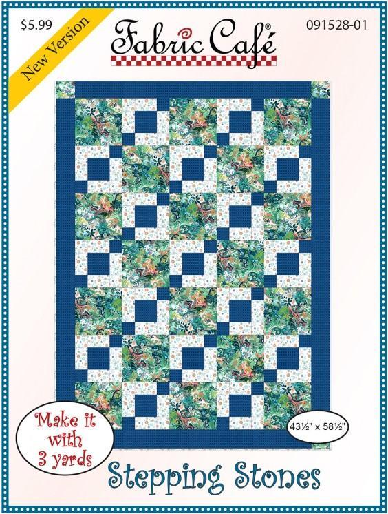 Stepping Stones 3 Yard Quilt Pattern From Fabric Cafe