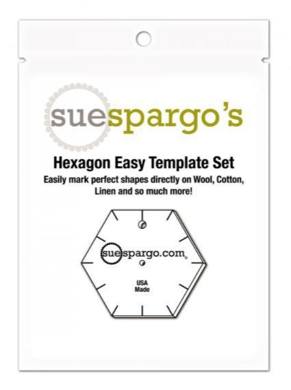 Hexagon  Easy Template Set from Sue Spargo