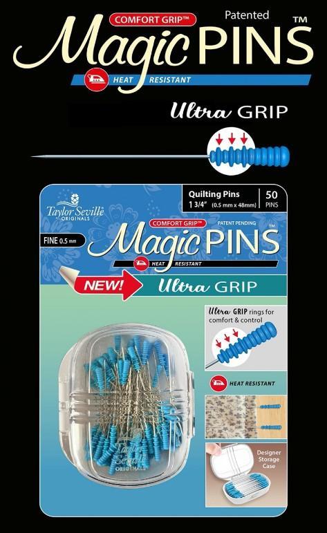 Magic Pins Ultra Grip Quilting Pins 1 3/4 Inch