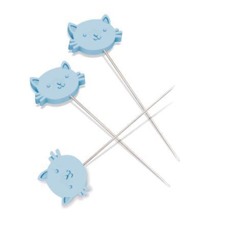 Cat Head Pins from Flamingo Toes