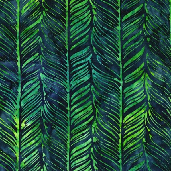 Welcome To Paradise Palms Green Batik From Robert Kaufman