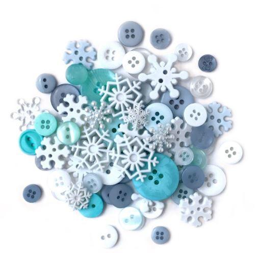 Snowflake Button Value Pack from Buttons Galore