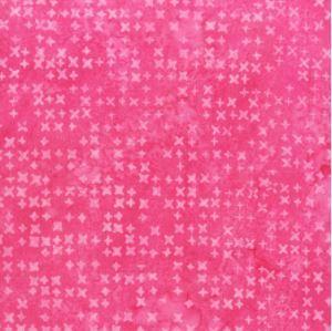 Criss Cross Batik Strawberry  From Anthology Fabrics