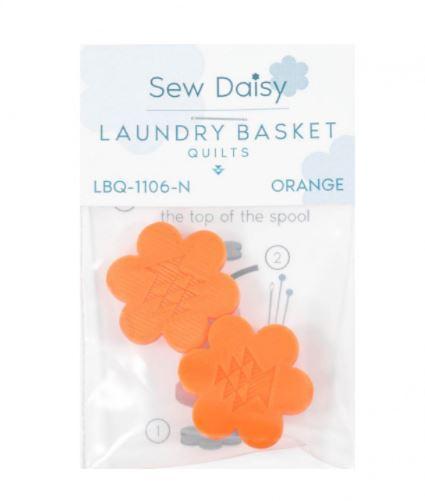 Sew Daisy Orange  From Laundry Basket Quilts