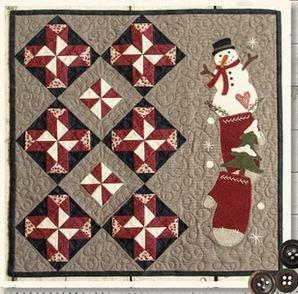 Thru The Year January Wallhanging Kit Featuring Buttermilk Basin Pattern