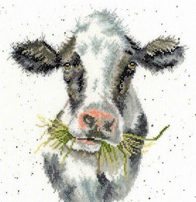 Milk Maid Cross Stich Kit by Hannah Dale from Bothy Threads