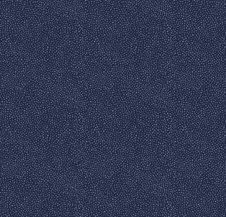 Morris & Co Kelmscott Seaweed Dot Navy For Free Spirit