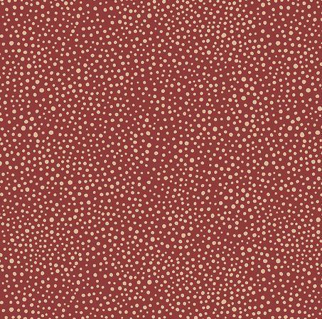 Morris & Co Kelmscott Seaweed Dot Red For Free Spirit