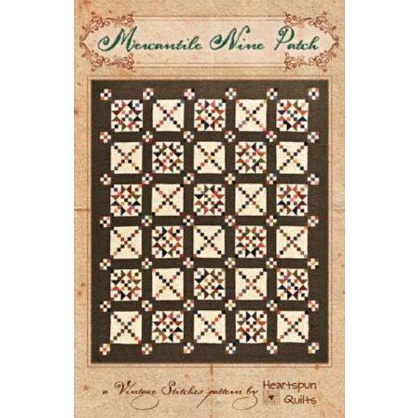 Mercantile Nine Patch Pattern By Pam Buda For Heartspun Quilts