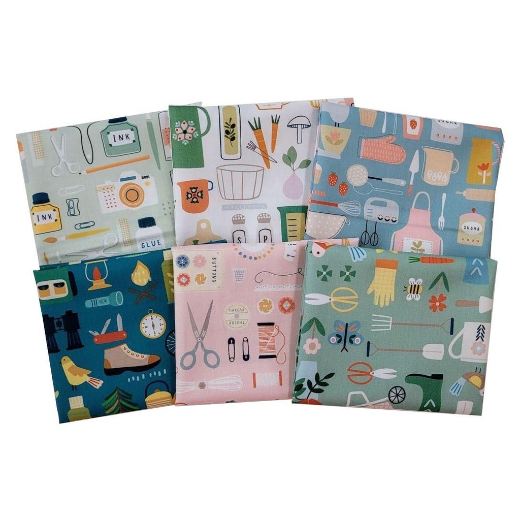 Hobbies Fat Quarter Bundle