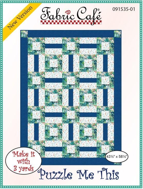 Puzzle Me This 3 Yard Quilts From Fabric Cafe