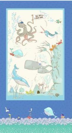 Make A Splash Big Blue Adventure Panel By Lisa Glanz