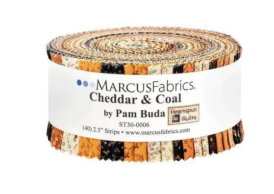 Cheddar & Coal Jelly Roll from Marcus Fabrics