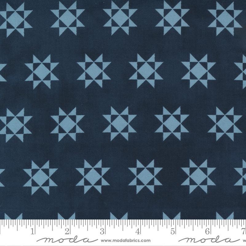 Starlight Gatherings Quilt Star Navy By Moda