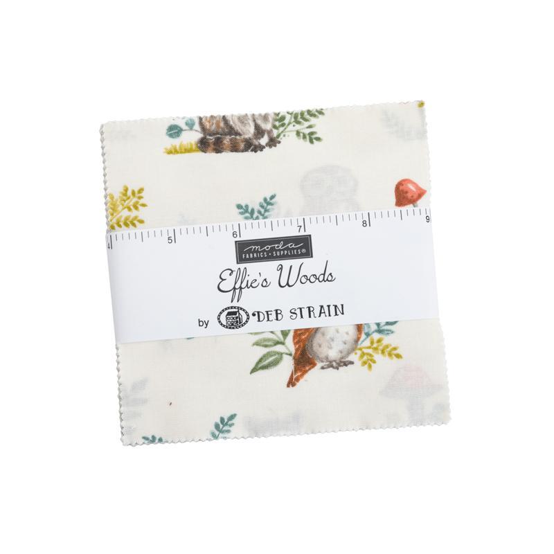 Effies Woods Charm Pack by Deb Strain for Moda