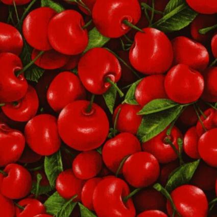 Market Place Cherries by Oasis Fabrics