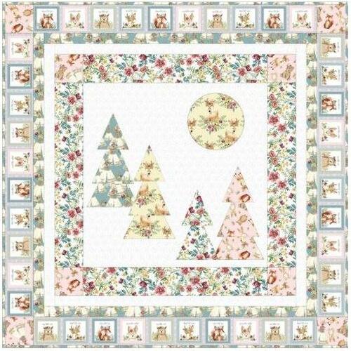 Forest Friends 3 Wishes Quilt Kit 