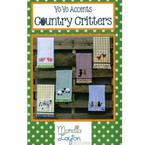 Yo-Yo Accents Country Critters by Marcia Layton Designs