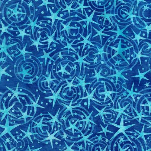 Island Batik Constellations Matisse Star Lake Blue