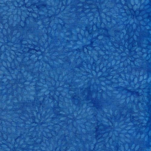 Petals Provence Flower Group Lake Blue from Island Batik