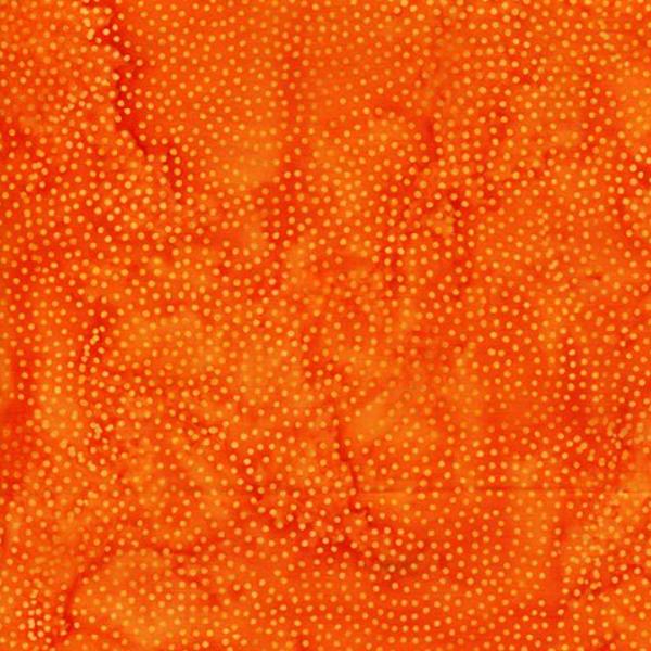 Blenders Paisley Dot Orange From Island Batik