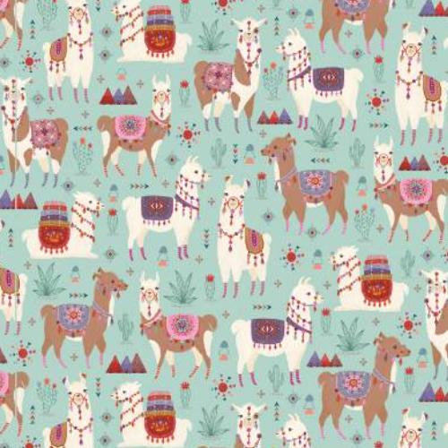 Llama Love Fiesta Cloud By Janna Krupinksi From Michael Miller