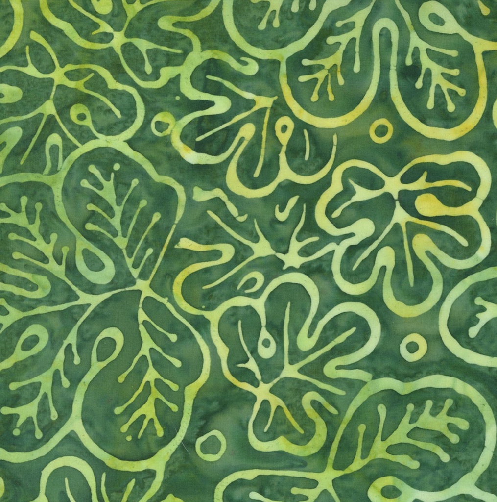 Bermuda Batiks Palm Small Leaves By Moda