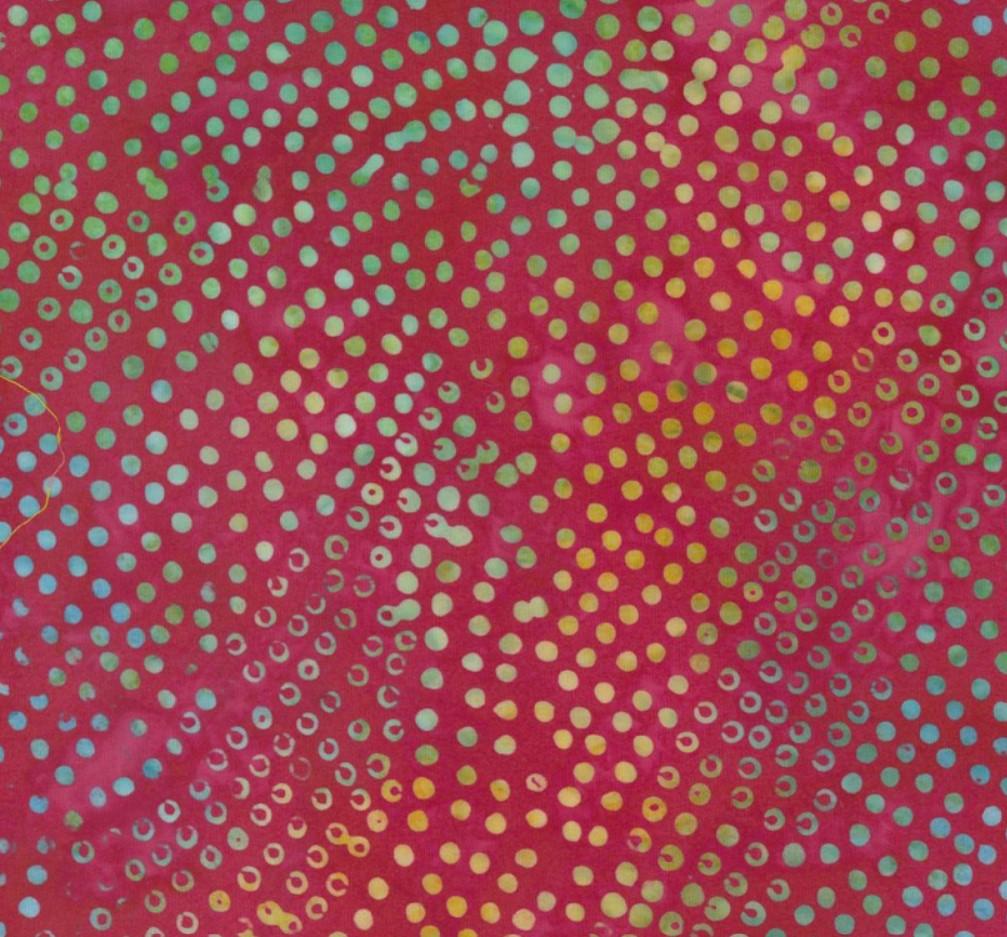 Bermuda Batiks Dots Ruby By Moda