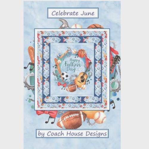 Celebrate June Wall Quilt Pattern  By Barbara Cherniwchan For Coach House Designs