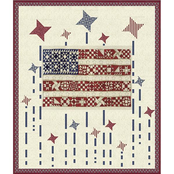 My Country Quilt And Table Runner Kit By Kathy Schmitz From Moda