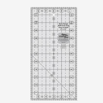 Creative Grids Basic Range 6 X 12 Inch Ruler